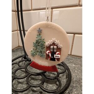 FIRST HOUSE Handmade Clay Art Studio Gingerbread House Christmas Tree Ornament